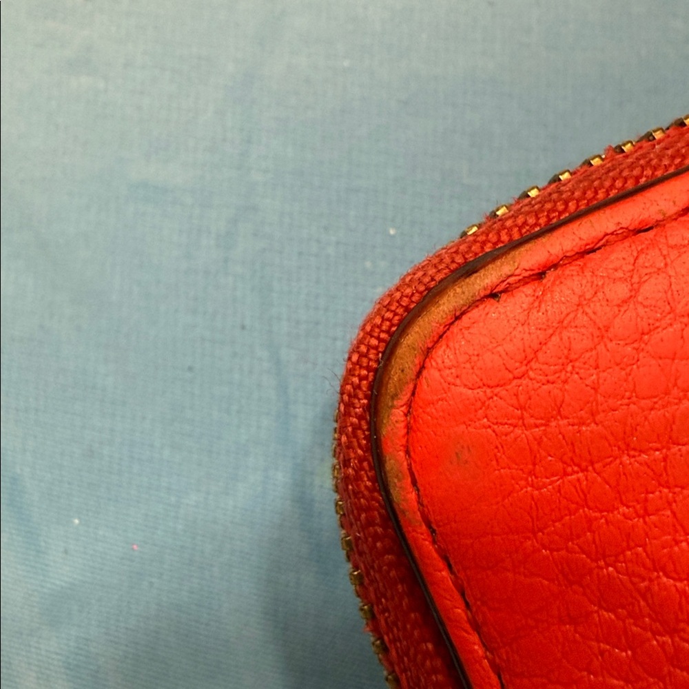 Kate Spade Vibrant orange/peach Dark Wristlet Clutch - Picture 11 of 11